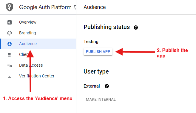 Google OAuth Platform